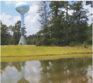 elevated storage tank